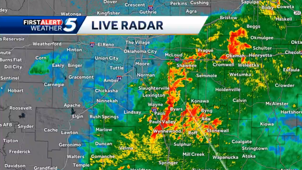 LIVE RADAR Storms continue to move across Oklahoma after overnight
