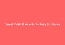 Sweet Potato Bites with Cranberry Hot Honey