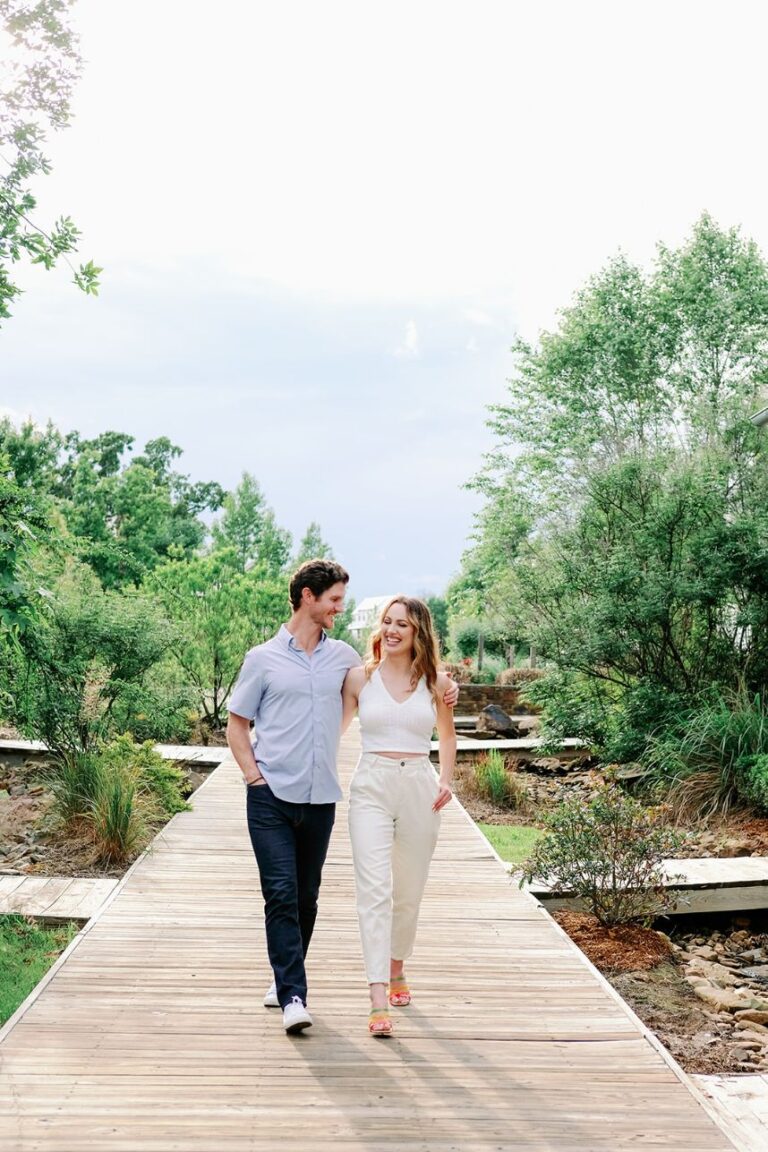 Romantic Lakeside Summer Engagement with the Dreamiest Lighting