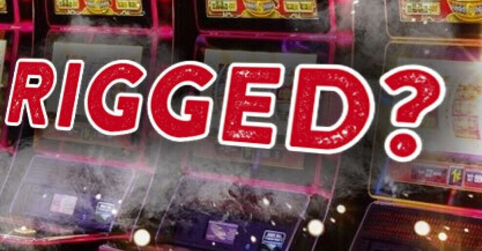 Slot Machines Are Rigged
